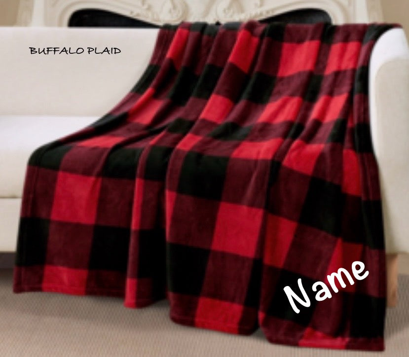 -Personalized Christmas Throw