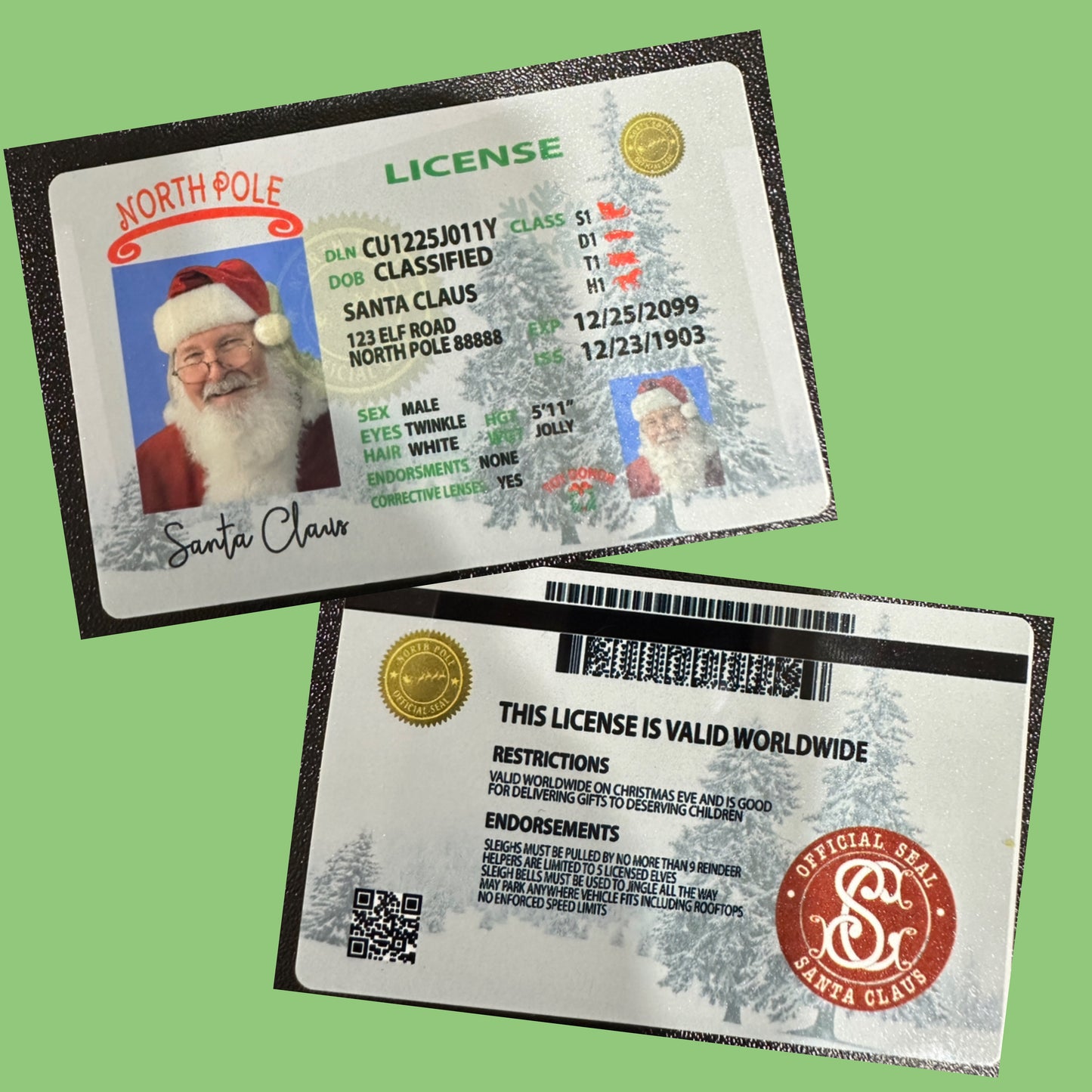 Santa Sleigh License