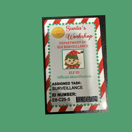 Elf Surveillance ID badge