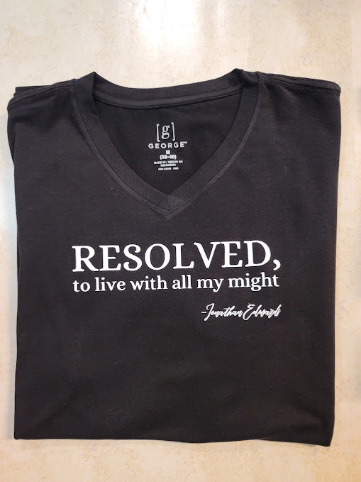 -RESOLVED Jonathan Edwards Tshirt ~ by Matthew Everhard