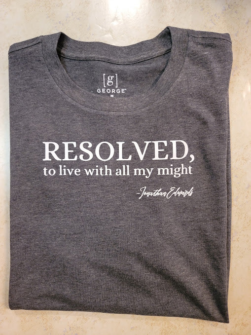 -RESOLVED Jonathan Edwards Tshirt ~ by Matthew Everhard