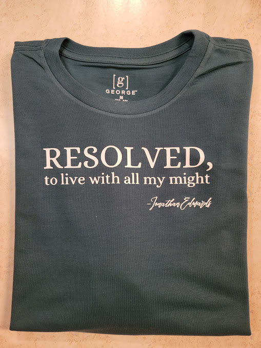 -RESOLVED Jonathan Edwards Tshirt ~ by Matthew Everhard