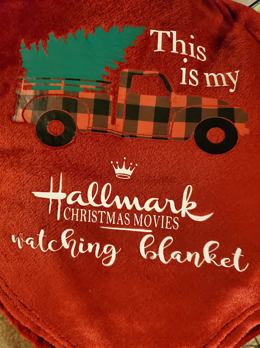 This is my hallmark watching outlet blanket