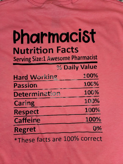 Pharmacist Nutrition Facts