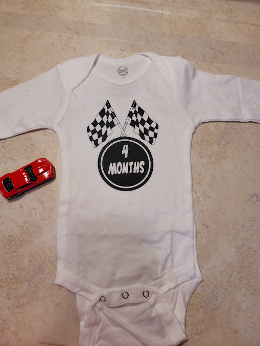 Racing monthly onsie bundle