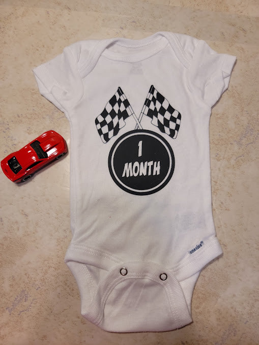 Racing monthly onsie bundle