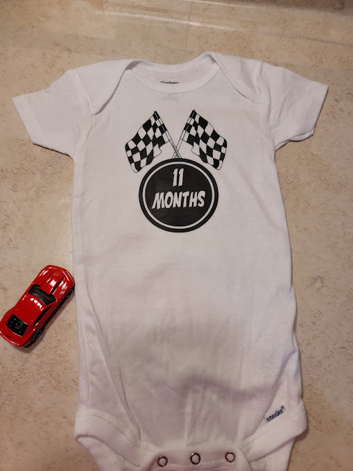 Racing monthly onsie bundle