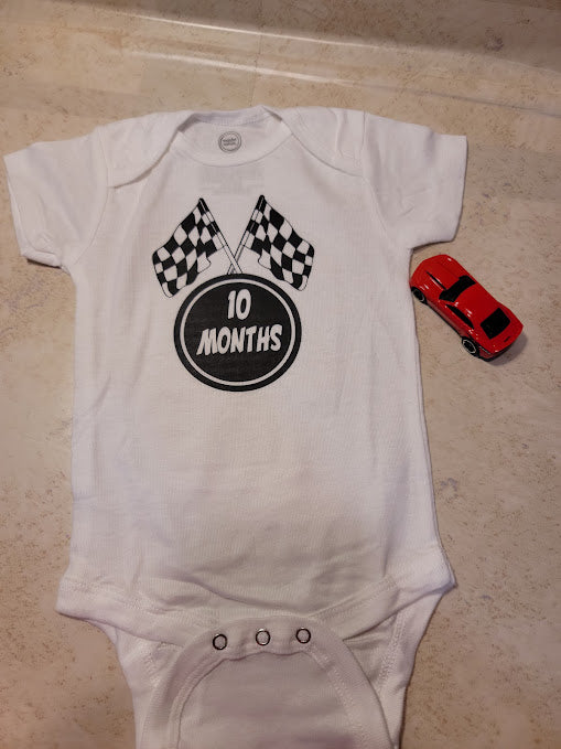 Racing monthly onsie bundle