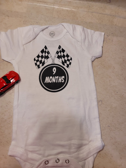 Racing monthly onsie bundle