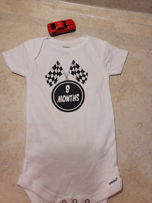 Racing monthly onsie bundle