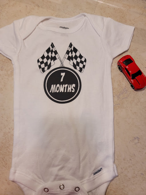 Racing monthly onsie bundle