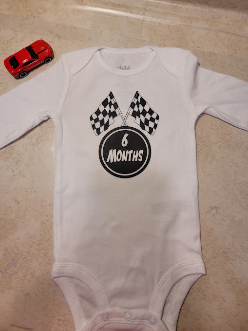 Racing monthly onsie bundle