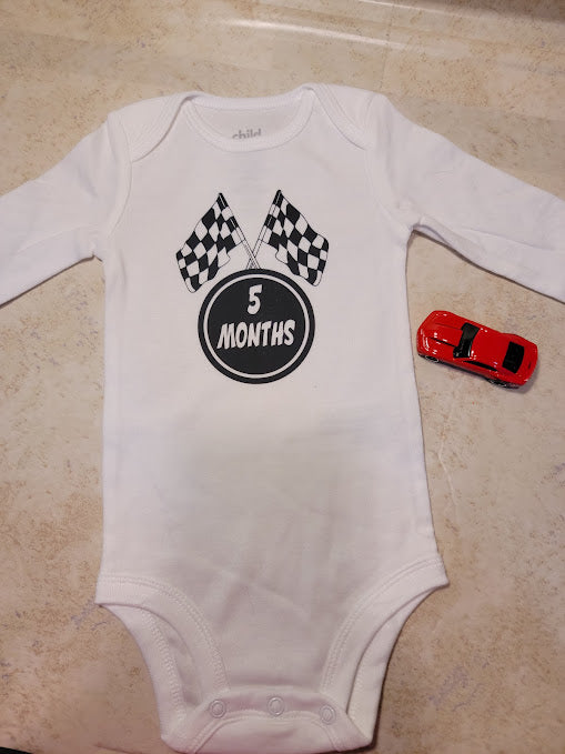 Racing monthly onsie bundle